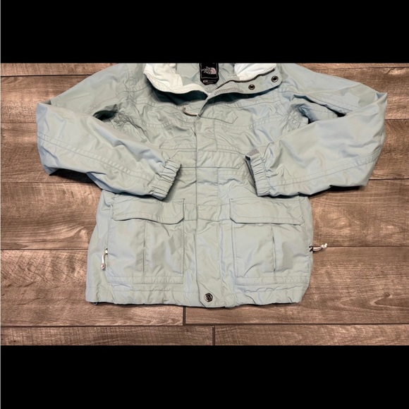 The North Face Baby Blue Hyvent Snowboarding Skiing Womens Coat Jacket Size S/P - Picture 3 of 10